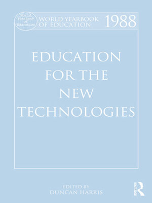 cover image of World Yearbook of Education 1988